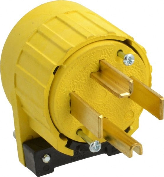 Pass & Seymour 5746AN Straight Blade Plug: Specification, 14-30P, Yellow 