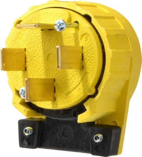 Pass & Seymour 8302AN Straight Blade Plug: Specification, 18-60P, Yellow 