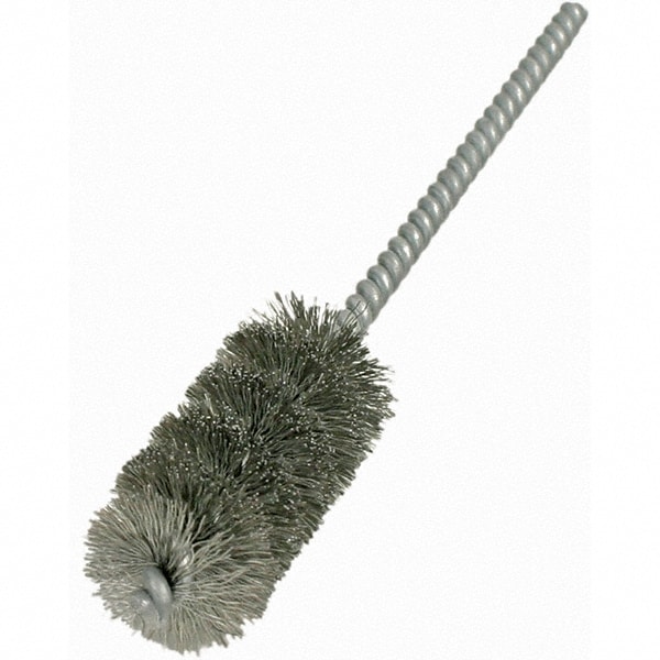 Power Tube Brush: Helical, Stainless Steel