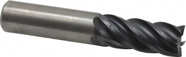 Kennametal 4048730 Square End Mill: 5/8 Dia, 1-1/4 LOC, 5/8 Shank Dia, 3-1/2 OAL, 5 Flutes, Solid Carbide Image