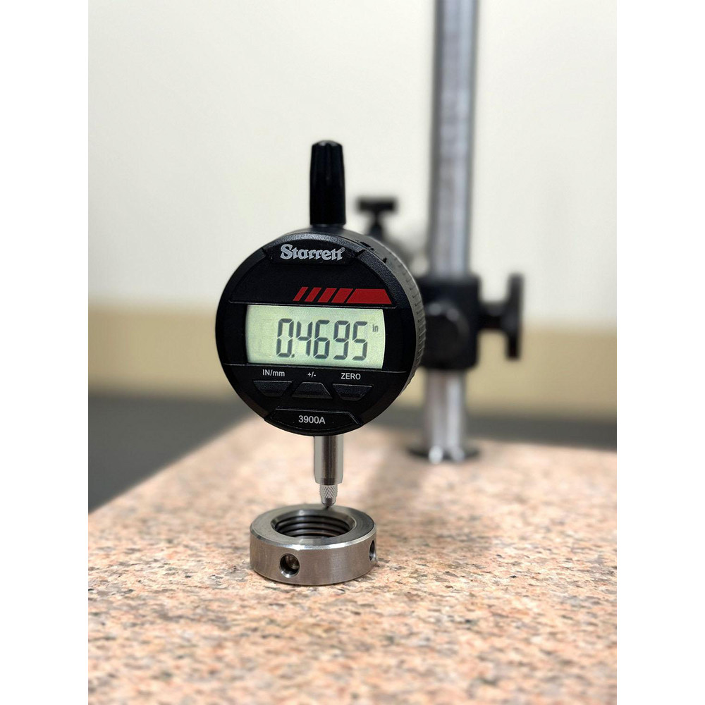 Starrett - LCD Electronic Drop Indicator: Center Lug & Flat Back | MSC ...