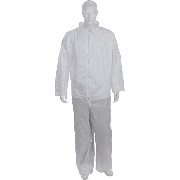 PRO-SAFE KM-CVL-KG-SM Pack of 25 Size S Film Laminate Chemical Resistant Coveralls Image