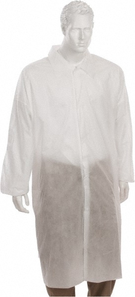 Pack of (30) Size 5XL White Lab Coats without Pockets