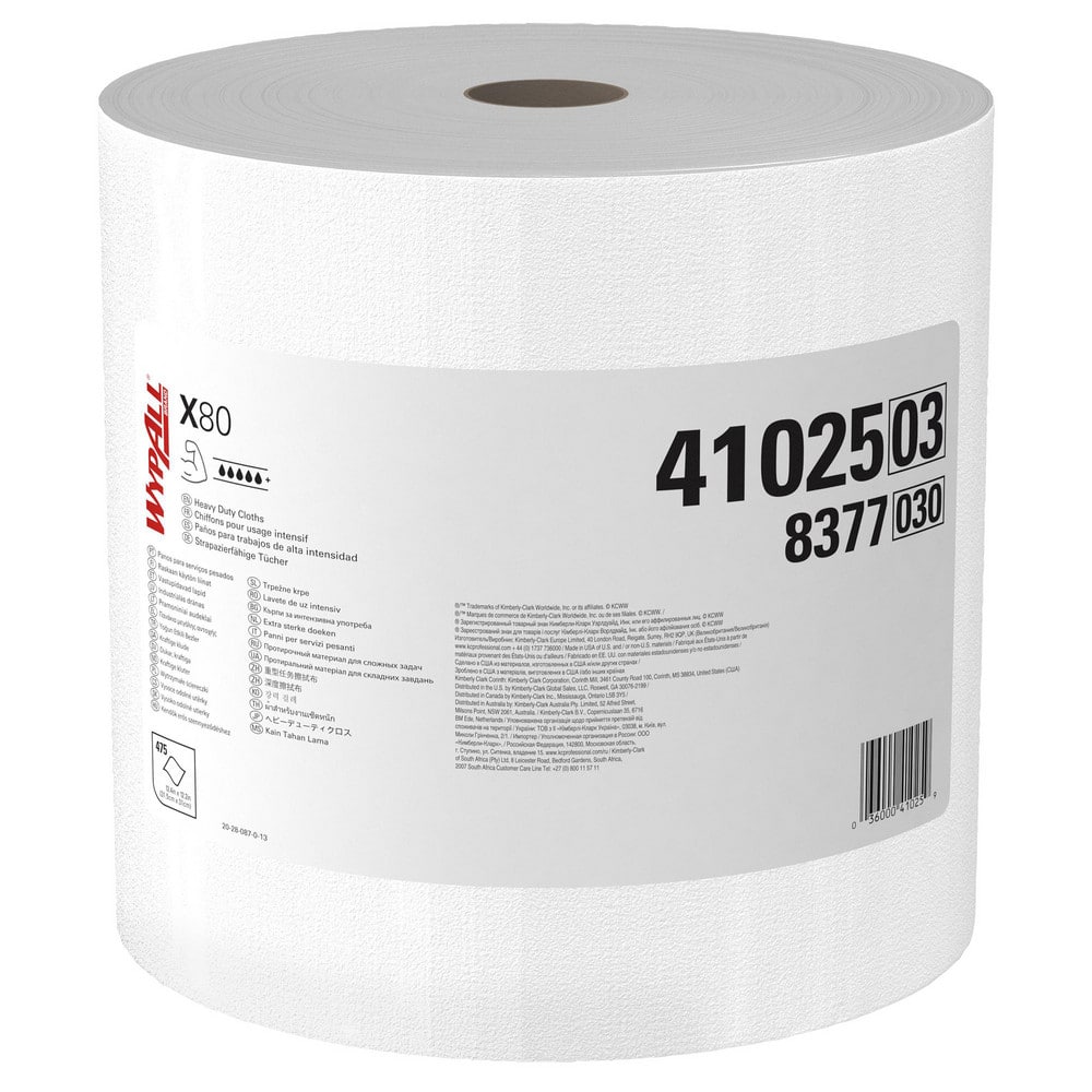 WypAll 41025 Shop Towel/Industrial Wipes: Dry & X80 