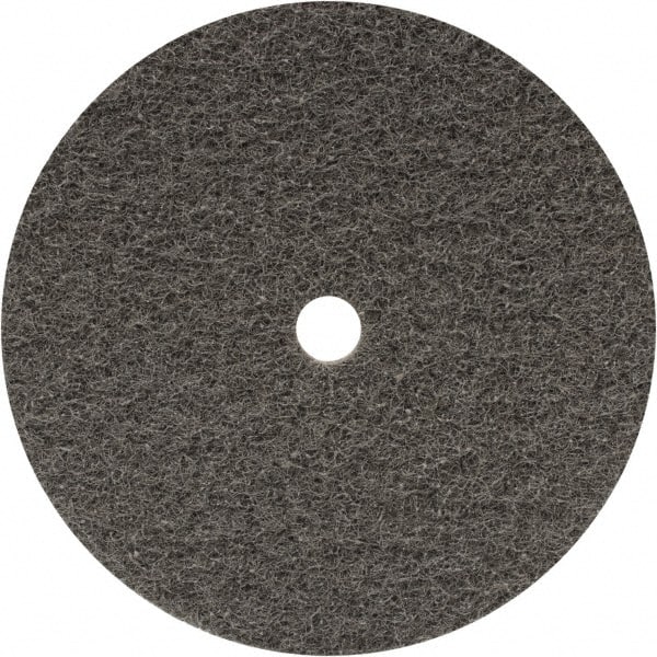 Deburring Disc: 4-1/2" Dia, 7/16" Hole, Super Fine Grade, Aluminum Oxide