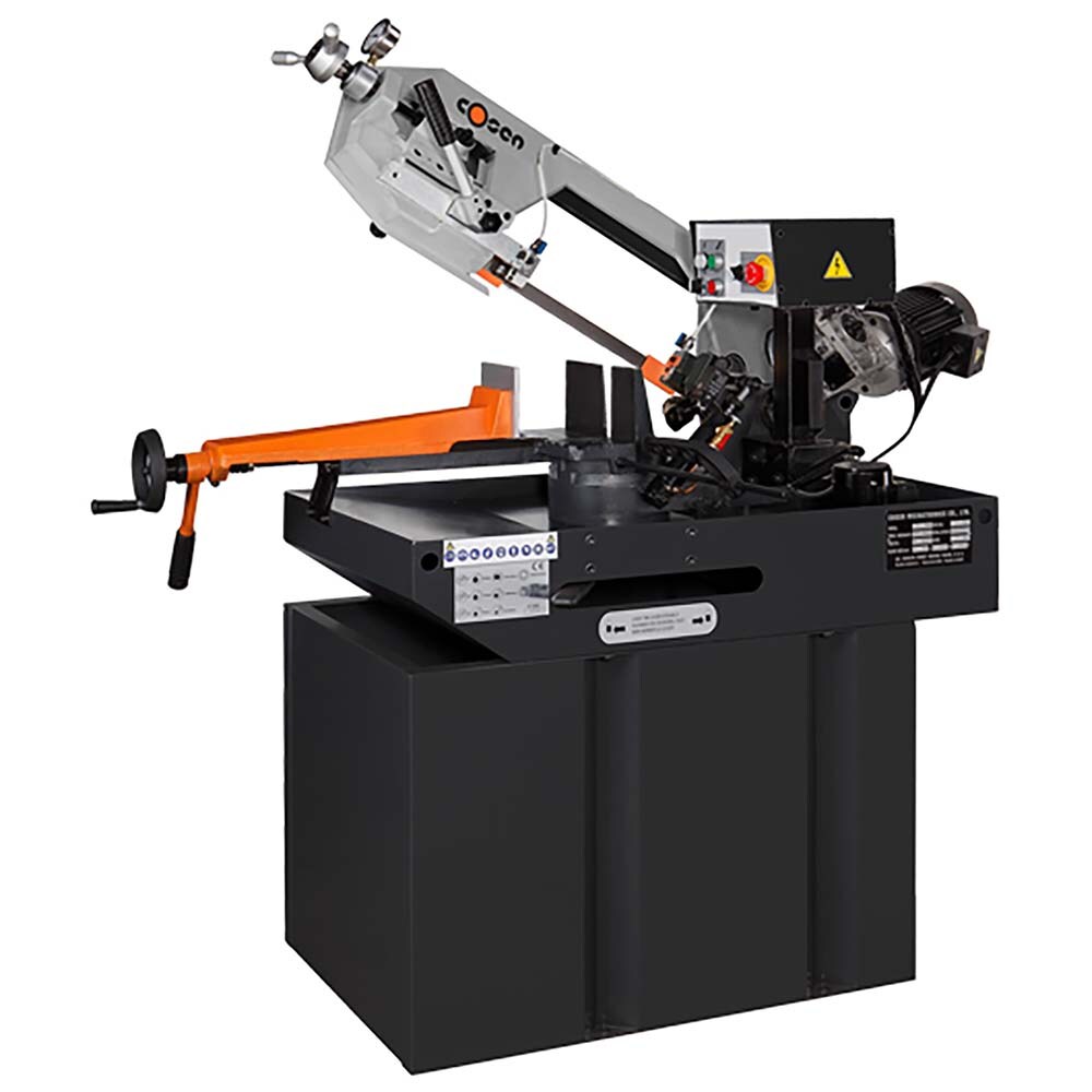 Horizontal Bandsaw: 6 x 9.45" Rectangular, 8.9" Round Capacity, Variable Frequency Drive