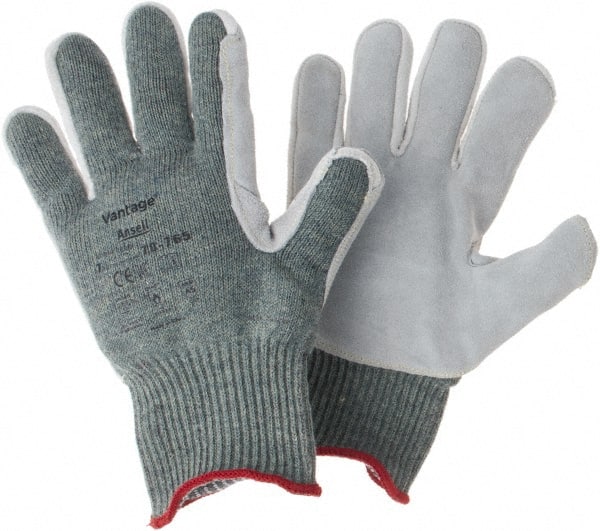 Ansell 70-765-7 Cut & Abrasion-Resistant Gloves: Size S, ANSI Cut A5, Leather 