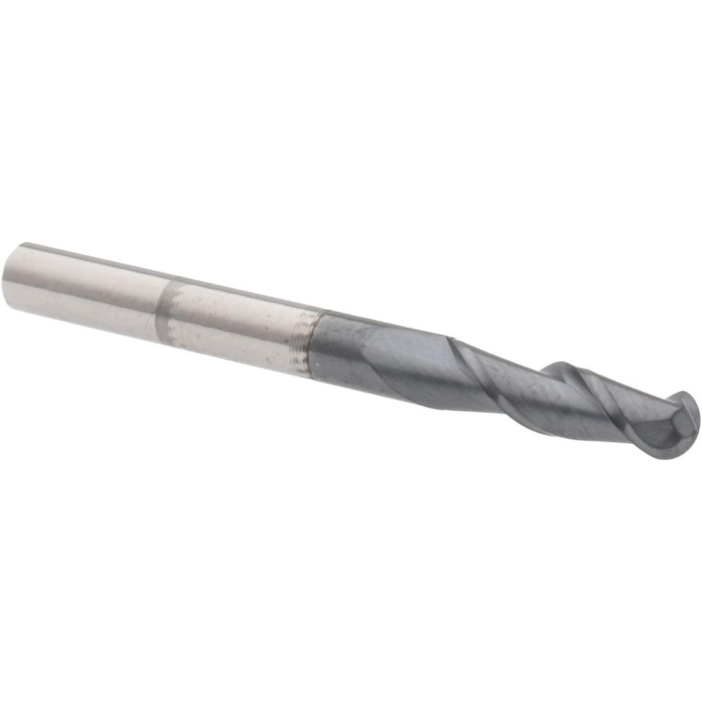 Accupro 12177037 Ball End Mill: 0.1875" Dia, 0.625" LOC, 2 Flute, Solid Carbide Image