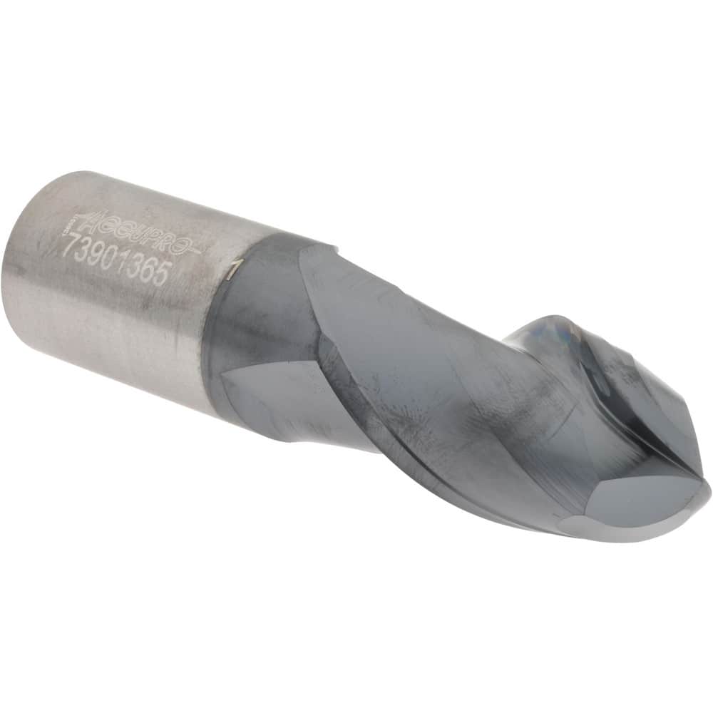 Accupro 12177061 Ball End Mill: 1" Dia, 1.75" LOC, 2 Flute, Solid Carbide 