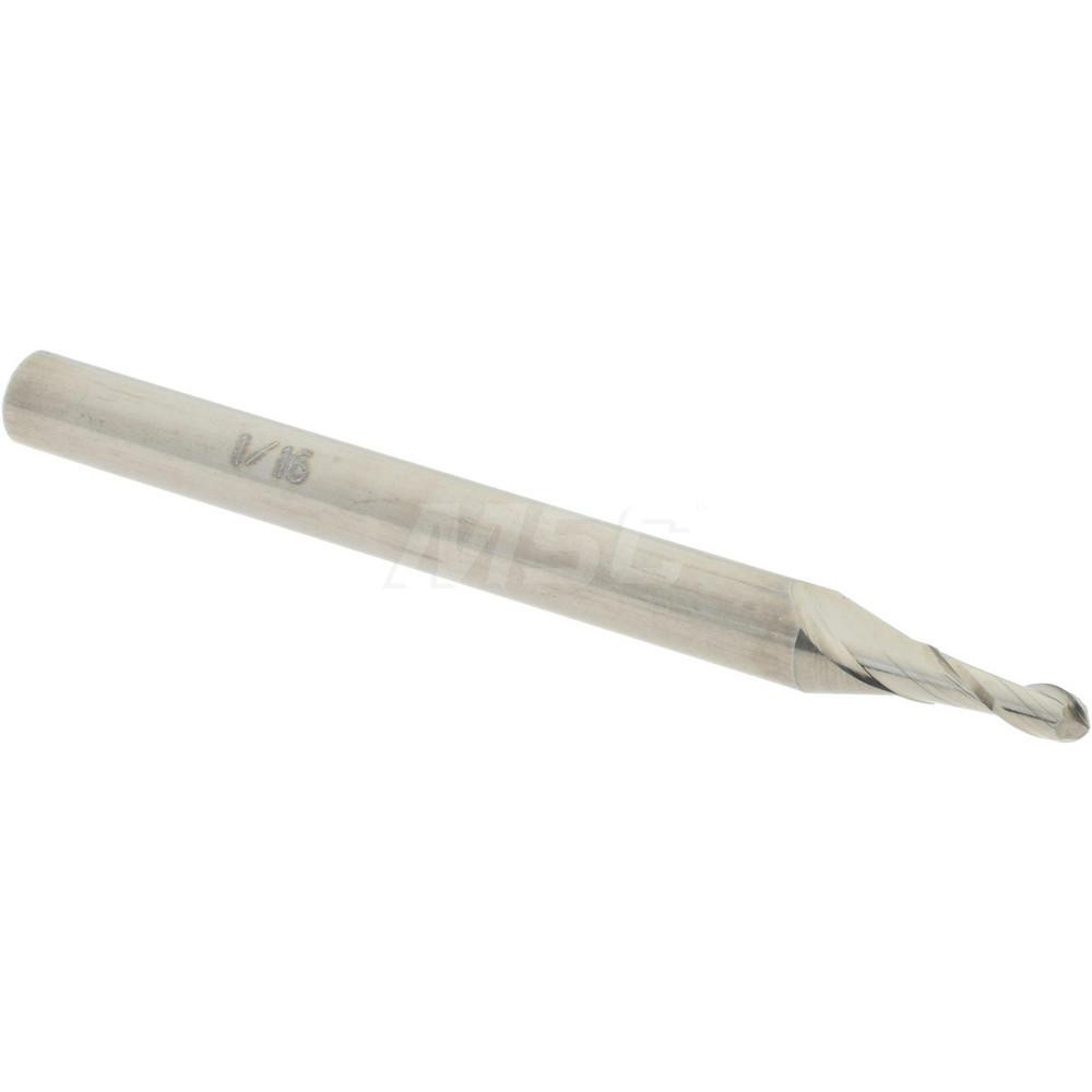 Accupro - Ball End Mill: 1/16