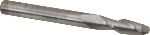 Accupro 12177040 Ball End Mill: 0.25" Dia, 0.75" LOC, 2 Flute, Solid Carbide 