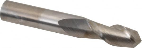 Accupro 12177046 Ball End Mill: 0.375" Dia, 0.875" LOC, 2 Flute, Solid Carbide 