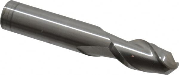 Accupro 12177050 Ball End Mill: 0.5" Dia, 1" LOC, 2 Flute, Solid Carbide 
