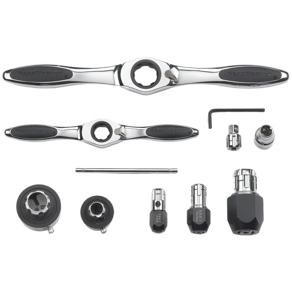 GEARWRENCH Tap Wrench Sets; Minimum Tap Size 4 in, M3 mm; Maximum