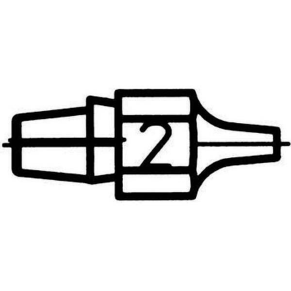 Weller Soldering Iron Tips; Type: Desoldering Tip ; For Use With: DSX80; DXV80 ; Point Size: 1.0000 (Decimal Inch); Tip Diameter: 2.300 (Inch); Tip