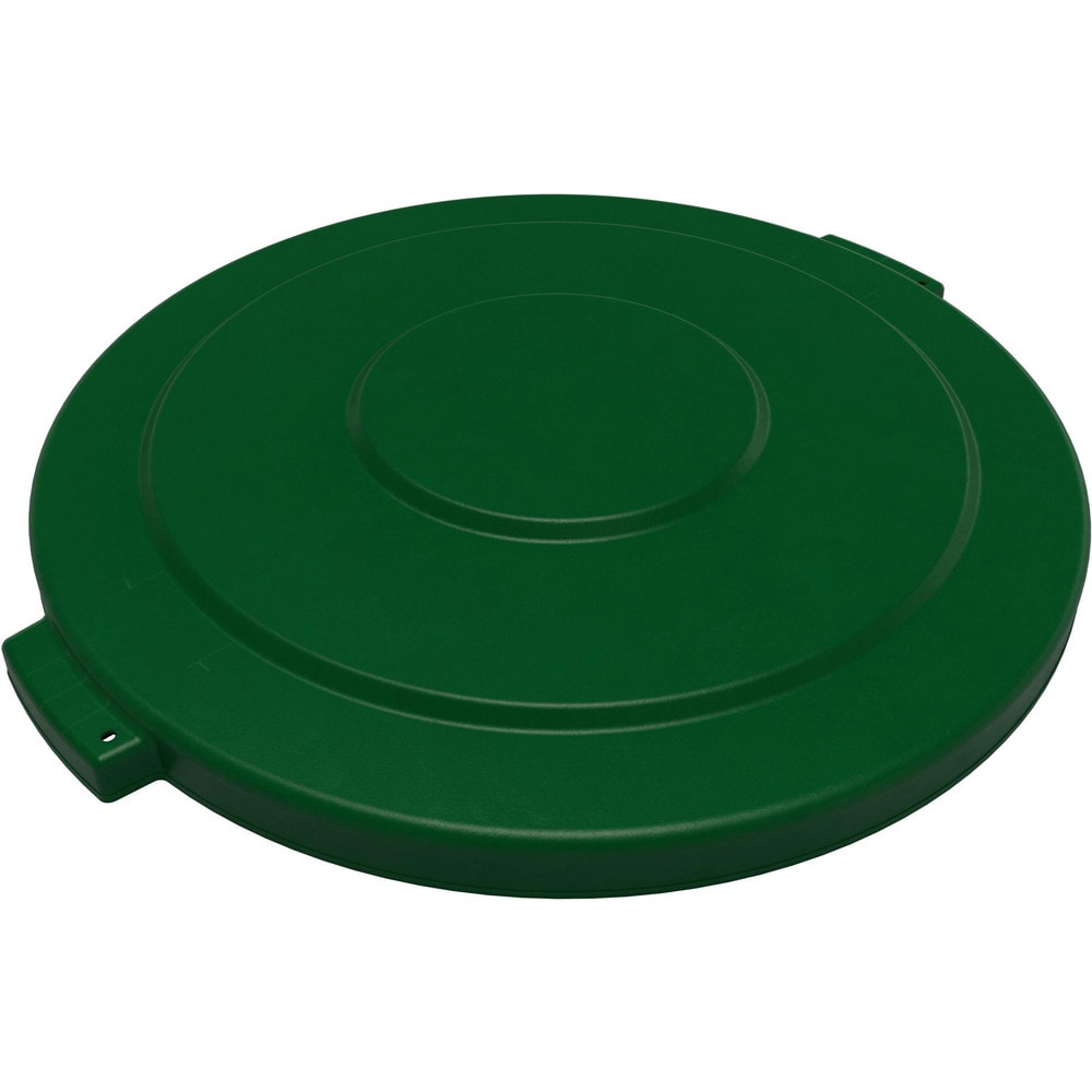 Trash Can & Recycling Container Lids; Lid Type: Flat ; Lid Shape: Round ; Container Shape: Round ; Compatible Container Capacity: 55 Gallon ; Color: Green ; Material: HDPE