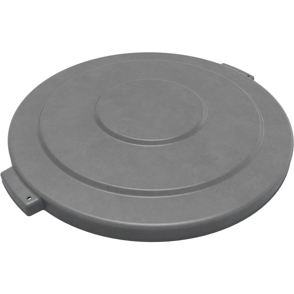 Trash Can & Recycling Container Lids; Lid Type: Flat ; Lid Shape: Round ; Container Shape: Round ; Compatible Container Capacity: 55 Gallon ; Color: Gray ; Material: HDPE