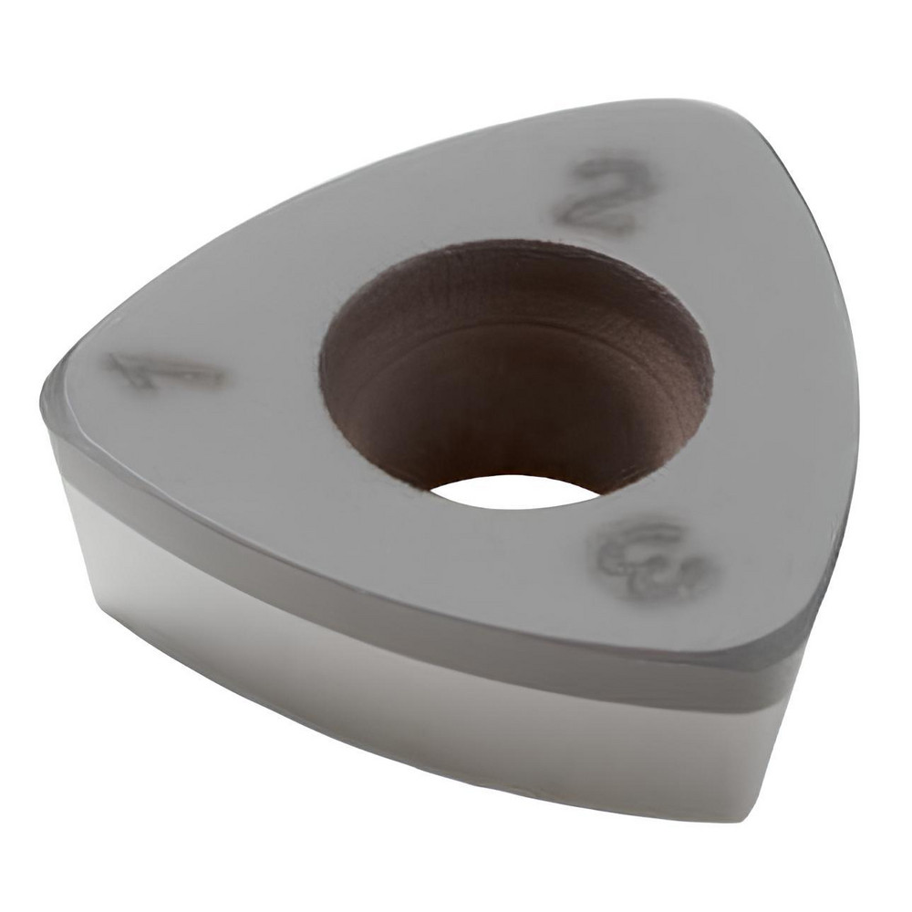 Milling Insert: ANSI 218.19-100T-MD08-LF, ISO 218.19-100T-MD08-LF, CBN200, PCBN - Bright/Uncoated Finish, 0.1106" Thick, 0.2756" Wide