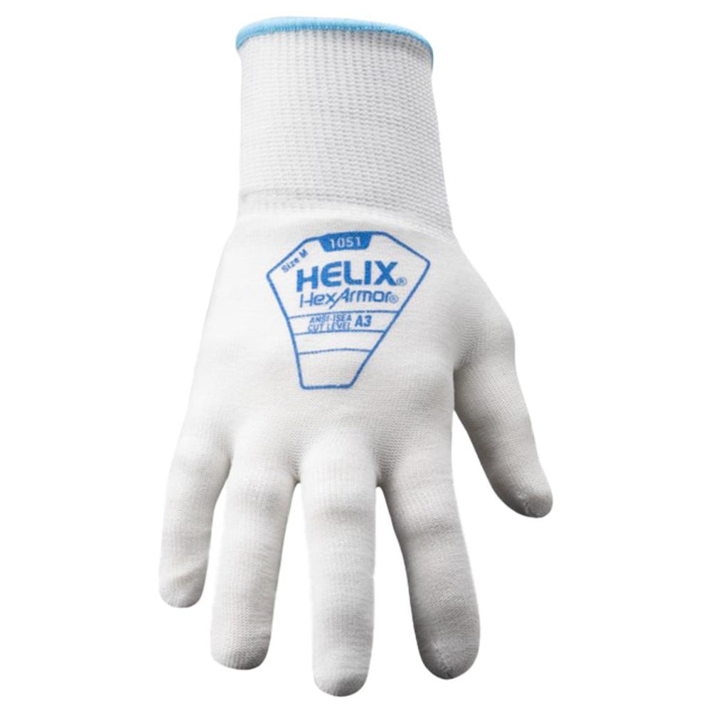 Hexarmor Cut Resistant Gloves Helix Size Large Ansi Cut A Ansi Puncture Hppe Nylon