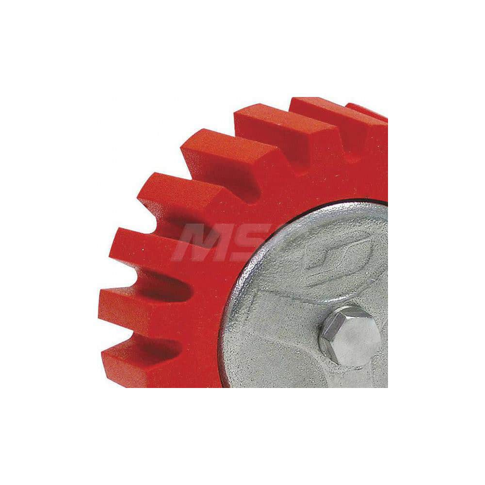 Dynabrade 92295 4-Inch Diameter RED-TRED Eraser Disc Assembly Red 