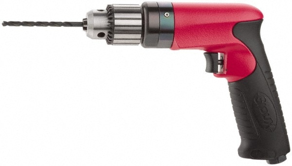 Sioux Tools SDR6P26N2 Air Drill: 1/4" Keyed & Keyless Chuck Image