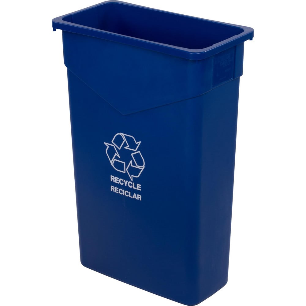 Trash Cans & Recycling Containers; Product Type: Recycling Container ; Type: Recycle Waste Container ; Container Capacity: 23.00 ; Container Shape: Rectangle ; Lid Type: No Lid ; Container Material: Polyethylene