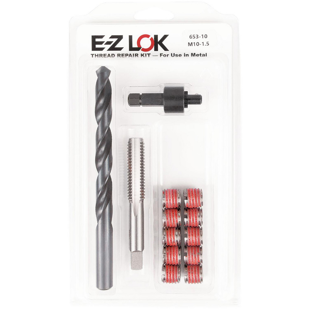 M10x1.5 Thread Repair Kit With Stainless Steel Inserts - 14mm & 24.5mm Sizes Included