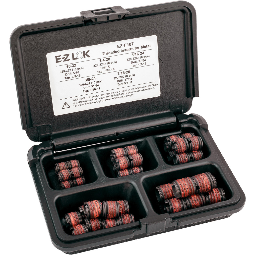 E-Z LOK - Thread Repair Kits: Kit Type: Threaded Insert; Insert Thread ...