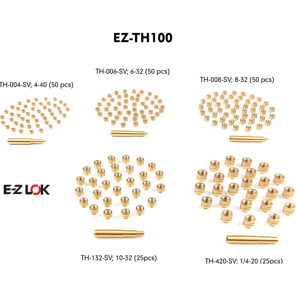 E-Z LOK - Thread Repair Kits; Kit Type: Threaded Insert; Insert Thread ...