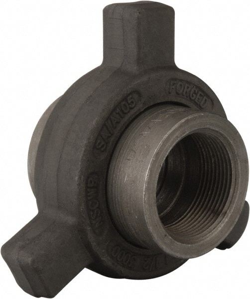 Anvil 361531007 Black Lug Union: 1-1/2", Threaded 