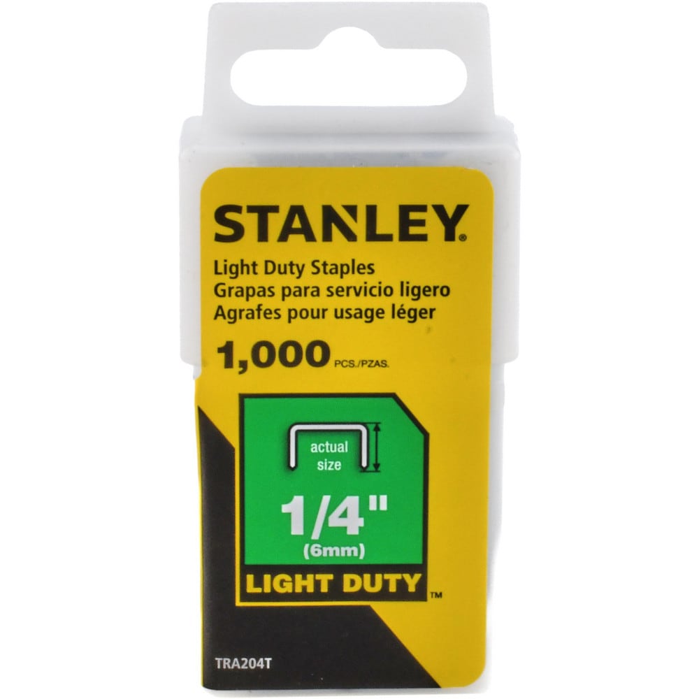 Galvanized Steel Light-Duty Staple: 1/4" Leg Length
