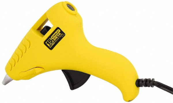 Hot Melt Glue Gun: Electric, Black & Yellow - Use with GS10DT Mini Glue Stick