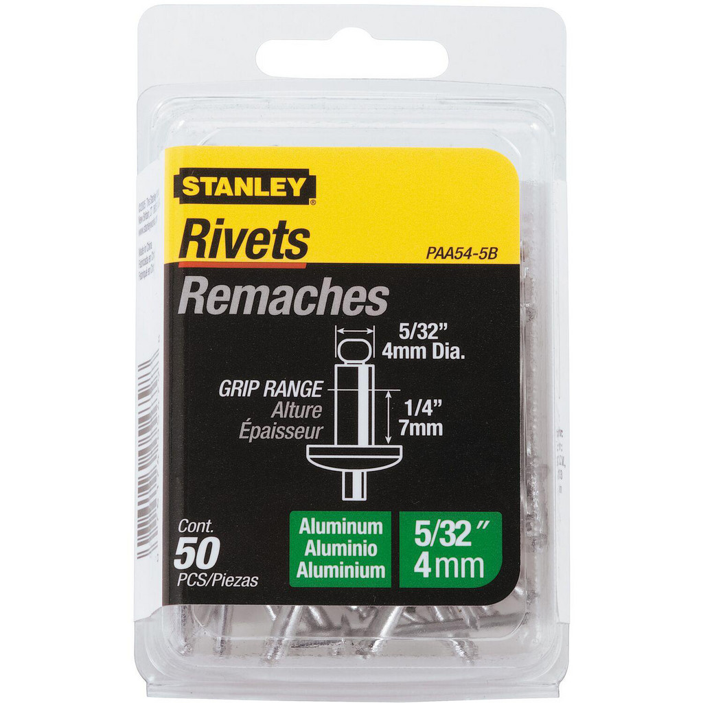Stanley - Color Coded Blind Rivet: Aluminum Body, Aluminum Mandrel ...