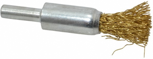 End Brushes: 1/2" Dia, Brass