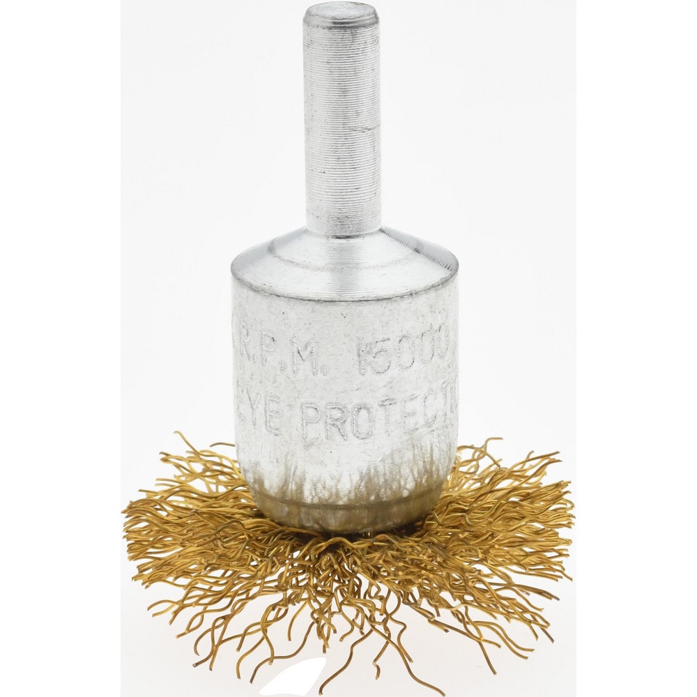 End Brushes: 1-1/2" Dia, Brass