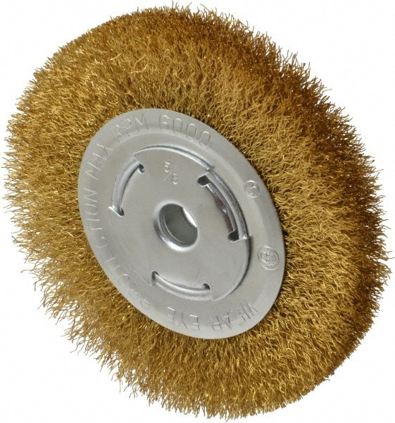 Value Collection 315010330 Wheel Brush: 6" Wheel Dia, Crimped Image