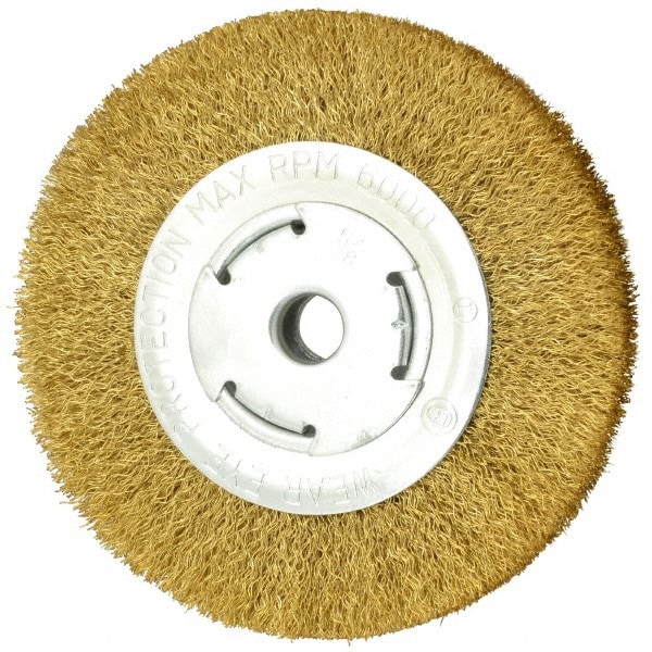 Value Collection 315010335 Wheel Brush: 6" Wheel Dia, Crimped Image