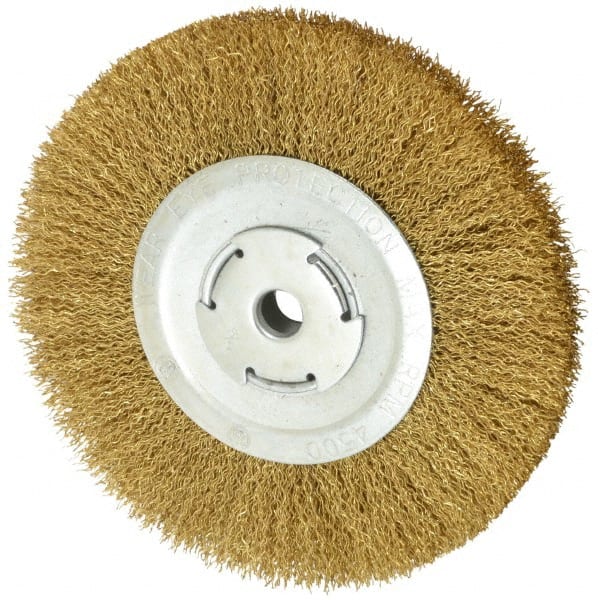 Value Collection - Wheel Brush: 8″ Wheel Dia, Crimped - 74039041 - MSC  Industrial Supply