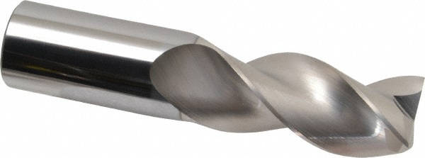 SGS 34752 Square End Mill: 1 Dia, 2 LOC, 1 Shank Dia, 4-1/2 OAL, 3 Flutes, Solid Carbide Image