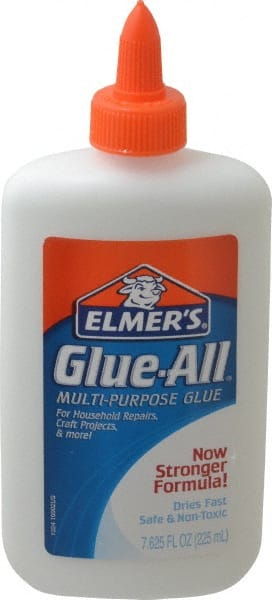 Elmer's | Glue-All All Purpose Glue: 7.61 oz Bottle, White - 5 Min Working Time | Part #E1324
