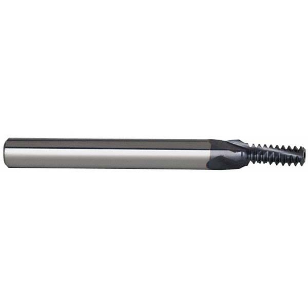 Carmex B0250C0420UN Helical Flute Thread Mill: 1/4-20, Internal, 3 Flute, 1/4" Shank Dia, Solid Carbide Image