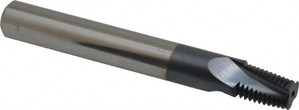 Carmex B0312C0427NPTF Helical Flute Thread Mill: 1/8-27, Internal & External, 3 Flute, 5/16" Shank Dia, Solid Carbide Image