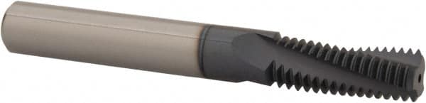 Carmex B0312C0820UN Helical Flute Thread Mill: 7/16-20, Internal, 3 Flute, 5/16" Shank Dia, Solid Carbide 