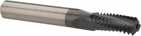 Carmex B0375C0813UN Helical Flute Thread Mill: 1/2-13, Internal, 3 Flute, 3/8" Shank Dia, Solid Carbide Image