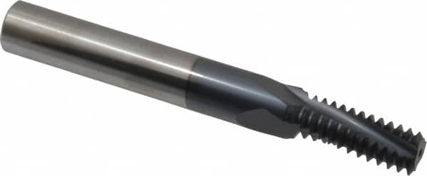 Carmex B0500C1111UN Helical Flute Thread Mill: 5/8-11, Internal, 3 Flute, 1/2" Shank Dia, Solid Carbide 
