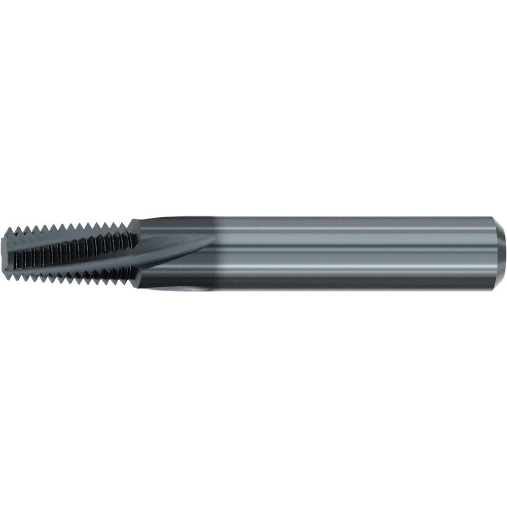 Helical Flute Thread Mill: 3/4-20;1-20, Internal, 5 Flute, 1/2" Shank Dia, Solid Carbide