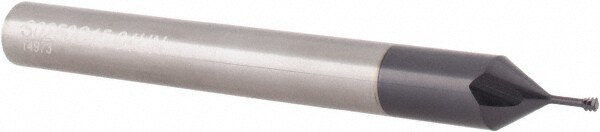 Straight Flute Thread Mill: Internal, 3 Flutes, 1/4" Shank Dia, Solid Carbide
