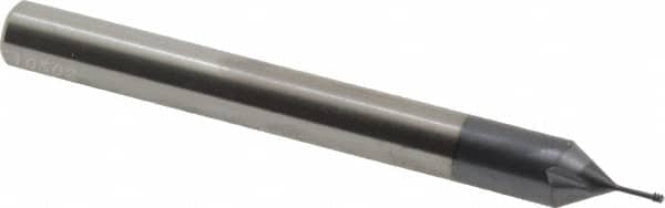 Carmex S0250C1680UN Helical Flute Thread Mill: #0-80, Internal, 3 Flute, 1/4" Shank Dia, Solid Carbide 