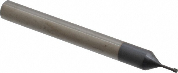 Straight Flute Thread Mill: Internal, 3 Flutes, 1/4" Shank Dia, Solid Carbide