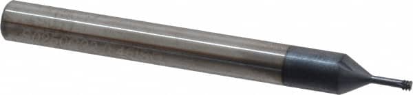 Carmex S0250C220.45ISO Helical Flute Thread Mill: Internal, 3 Flute, 1/4" Shank Dia, Solid Carbide 